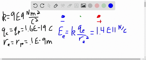 what-is-the-electric-field-midway-between-an-electron-and-a-proton-separated-by-02-mathrmnm