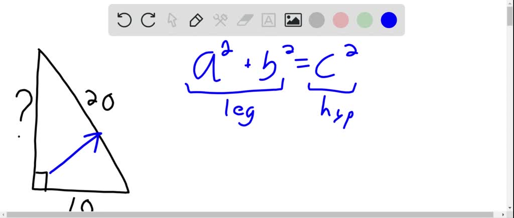 SOLVED:Which equation could be used to find the unknown side in the ...