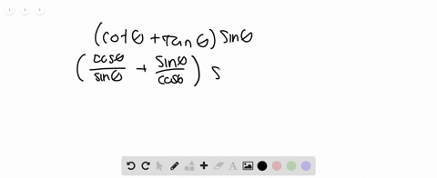 simplify-each-expression-cot-thetatan-theta-sin-theta