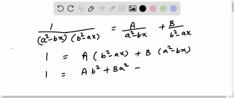 if-frac1lefta2-b-xrightleftb1-a-xrightfracaa2-b-xfracbb2-a-x-then-the-value-of-a-and-b-respectively-