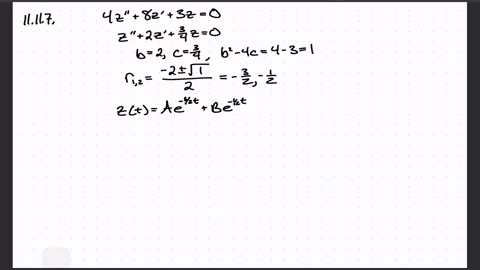 find-the-general-solution-to-the-given-differential-equation-4-zprime-prime8-zprime3-z0-3