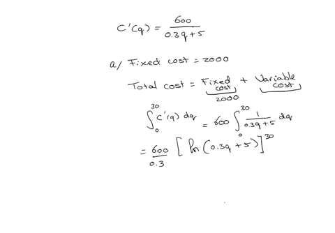 the-marginal-cost-function-of-producing-q-mountain-bikes-is-cprimeqfrac60003-q5-a-if-the-fixed-cost-