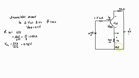 for-the-transistor-circuit-of-fig-3108-find-i_b-v_c-e-and-v_o-take-beta200-v_b-e07-mathrmv