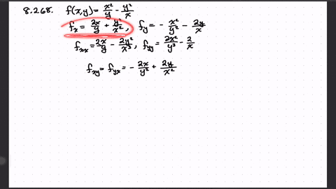 find-f_x-xx-y-f_x-yx-y-f_y-xx-y-and-f_v-vx-y-for-each-function-f-fx-yfracx2y-fracy2x