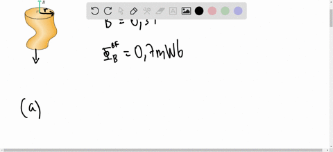 shows-a-closed-surface-along-the-flat-top-face-which-has-a-radius-of-20-mathrmcm-a-perpendicular-mag