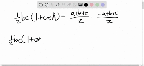 proof-use-the-law-of-cosines-to-prove-that-frac12-b-c1cos-afracabc2-cdot-frac-abc2
