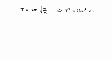 a-mass-spring-system-has-mass-0975-mathrmkg-and-oscillates-with-period-0500-mathrms-find-the-spring-