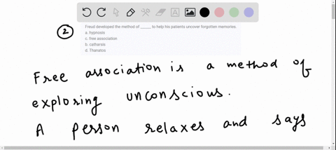 freud-developed-the-method-of-______-to-help-his-patients-uncover-forgotten-memories-a-hypnosis-c-fr