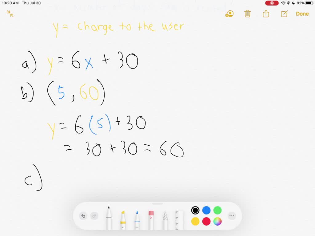 solved-for-each-situation-a-write-an-equation-in-the-form-y-m-x-b-b