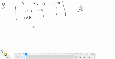 prove-that-the-determinant-leftbeginarraycccx-sin-theta-cos-theta-sin-theta-x-1-cos-theta-1-xendarra