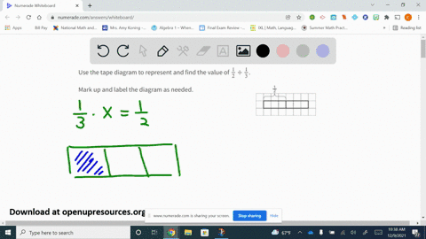 use-the-tape-diagram-to-represent-and-find-the-value-of-frac12-div-frac13-mark-up-and-label-the-diag