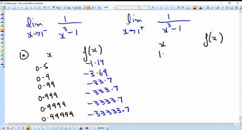 beginarrayltext-determine-lim-_x-rightarrow-1-frac1x3-1-text-and-lim-_x-rightarrow-1-frac1x3-1-text-