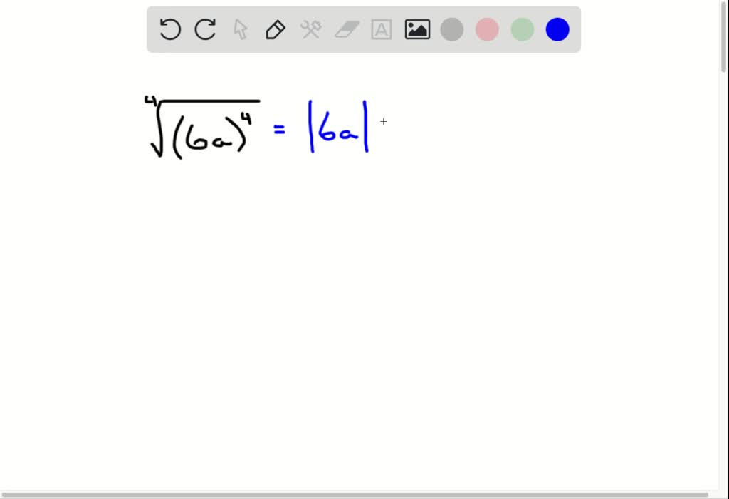 SOLVEDSimplify. Remember to use absolutevalue notation when necessary