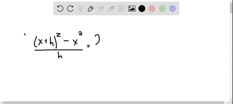 working-with-difference-quotients-simplify-the-difference-quotients-fracfxh-fxh-and-fracfx-fax-a-for