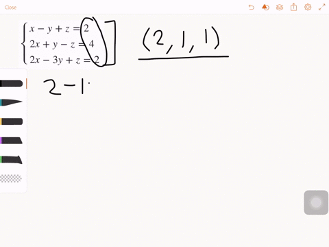 use-a-check-to-determine-whether-the-ordered-triple-is-a-solution-of-the-system-beginaligned-211-lef