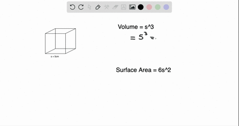 find-a-the-volume-and-b-the-surface-area-of-the-cube-with-the-given-side-length-5-centimeters