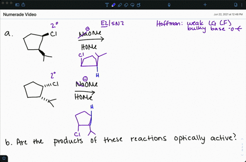 a-give-the-structure-of-the-products-obtained-from-the-reaction-of-each-enantiomer-of-cis-1-chloro-2