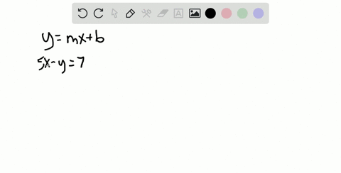 write-the-equation-in-the-form-ym-xb-5-x-y7