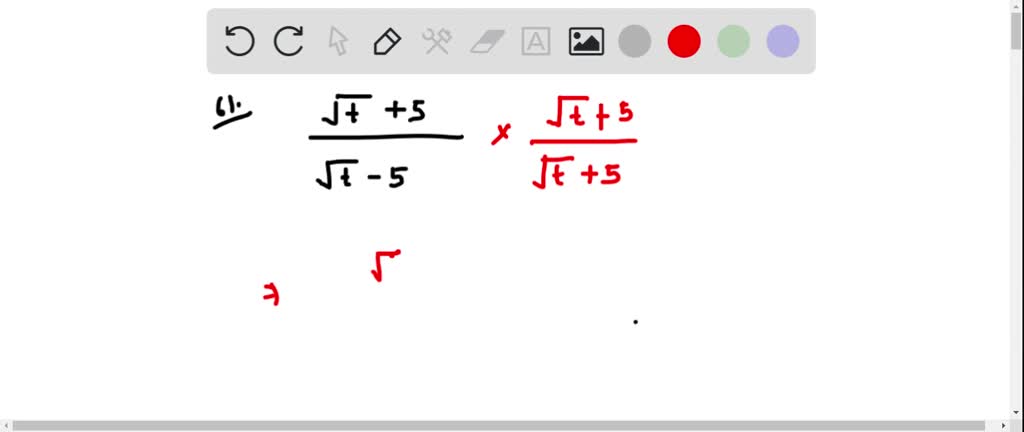 SOLVED:Rationalize the denominator. \frac{\sqrt{t… To Rationalize The Denominator Of 2 Sqrt 10