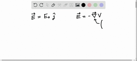 an-electric-field-is-given-by-vecee_0-hatjmath-where-e_0-is-a-constant-find-the-potential-as-a-fun-2