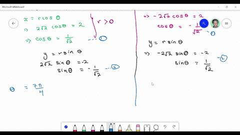 5-6-the-cartesian-coordinates-of-a-point-are-given-i-find-polar-coordinates-r-theta-of-the-point-w-2