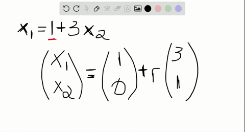 SOLVED:Find the vector form of the general solution of the linear ...