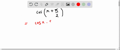 rewrite-the-given-expression-in-terms-of-sin-x-and-cos-x-cos-leftxfracpi2right