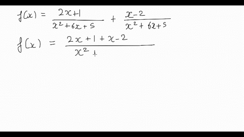 find-simplified-form-for-fx-and-list-all-restrictions-on-the-domain-fxfrac2-x1x26-x5fracx-2x26-x5