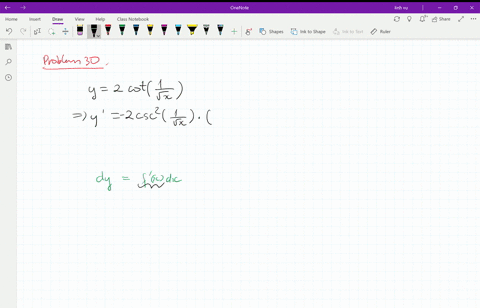 find-d-y-y2-cot-leftfrac1sqrtxright-3