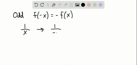 a-show-that-fx1-x-x-neq-0-is-an-odd-function-b-show-that-fx1-x4-x-neq-0-is-an-even-function