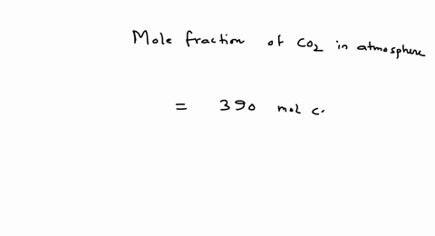 the-atmospheric-concentration-of-mathrmco_2-gas-is-presently-390-ppm-parts-per-million-by-volume-tha