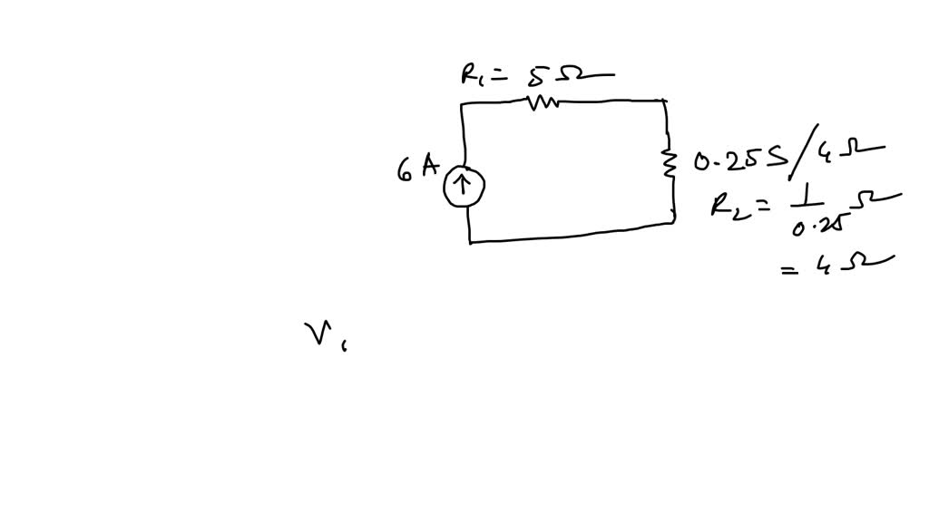 SOLVED:Given the circuit in Fig. P 2.4, find the voltage across each ...