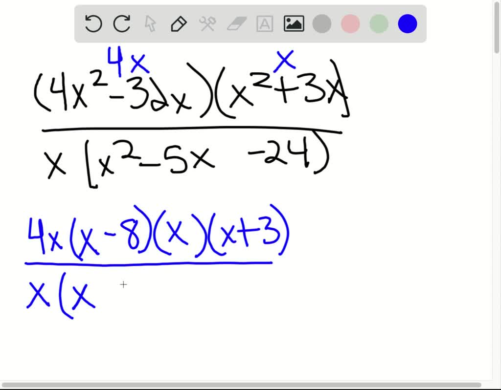 SOLVED:Multiply the rational expressions and simplify. State any real ...