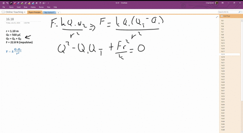 Solved Ii Three Charged Particles Are Placed At