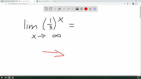 use-a-graph-or-a-table-to-find-each-limit-lim-_x-rightarrow-inftyleftfrac13rightx