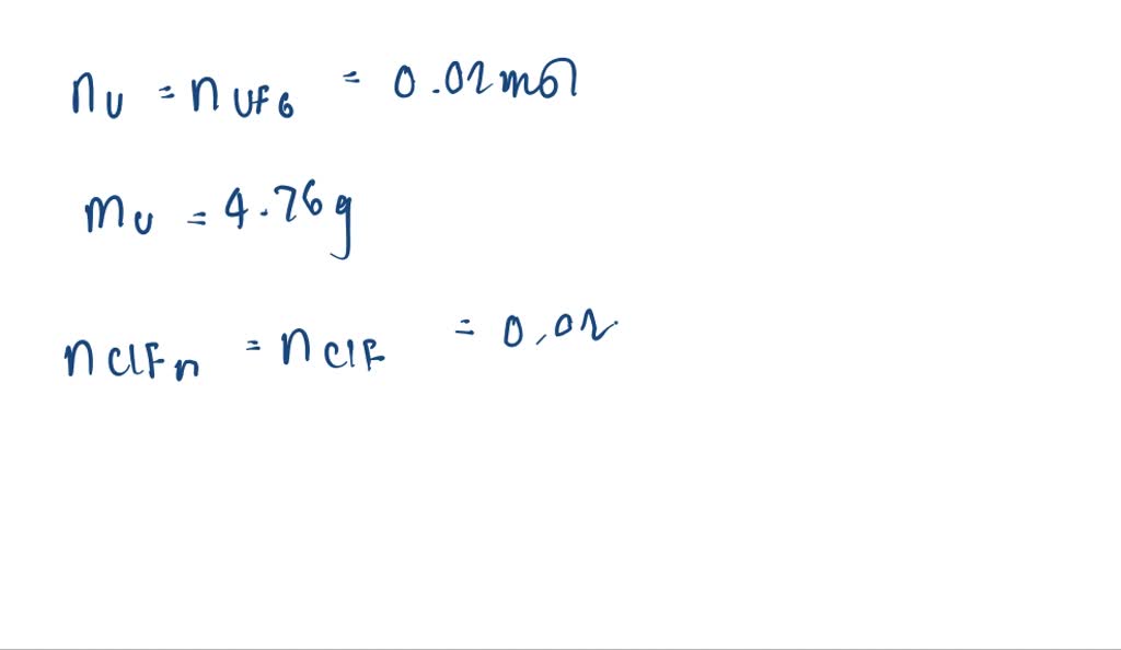 SOLVEDA compound of chlorine and fluorine, ClFn, reacts at about 75^∘