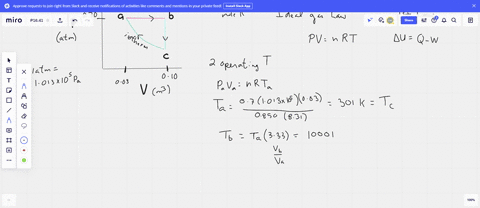 the-p-v-diagram-in-figure-1618-shows-a-heat-engine-operating-on-0850-mathrmmol-of-mathrmh_2-see-tabl