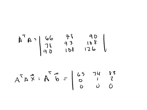 find-the-least-squares-solutions-vecx-of-the-system-a-vecxvecb-where-aleftbeginarraylll-1-2-3-4-5--2