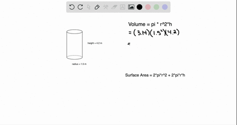 find-a-the-volume-and-b-the-surface-area-of-the-cylinder-with-the-given-radius-and-height-round-an-3
