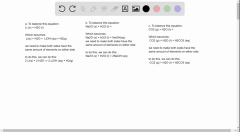 complete-and-balance-the-following-equations-a-mathrmlimathrmsmathrmh_2-mathrmol-longrightarrow-b--2