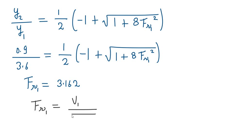 SOLVEDA hydraulic jump at the base of a spillway of a dam is such that