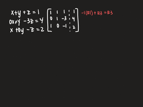 use-an-augmented-matrix-to-solve-each-system-leftbeginaligned-xyz-1-y-3-z-4-x-z2-endalignedright