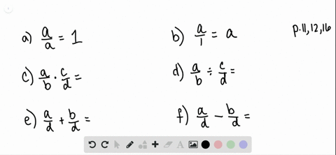 complete-each-fact-about-fractions-assume-there-are-no-divisions-by-0-a-fracaa-b-fraca1-c-fracab-cdo