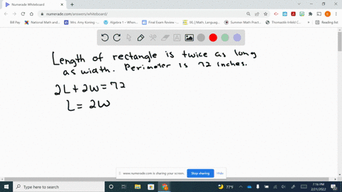 set-up-an-algebraic-equation-and-then-solve-if-the-length-of-a-rectangle-is-twice-as-long-as-the-wid