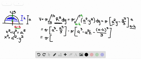 volume-of-a-bowl-a-a-hemispherical-bowl-of-radius-a-contains-water-to-a-depth-h-find-the-volume-of-w
