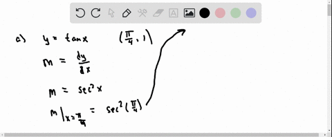 a-find-the-equation-of-the-tangent-line-to-the-graph-of-ytan-x-at-the-point-leftfracpi4-1right-b-cop