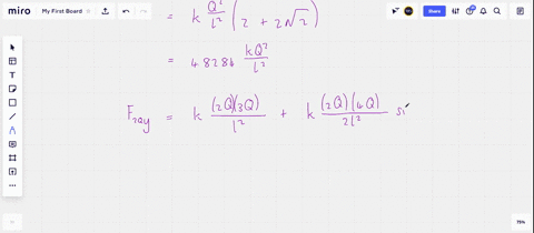 ii-at-each-corner-of-a-square-of-side-l-there-are-point-charges-of-magnitude-q-2-q-3-q-and-4q-fig-16