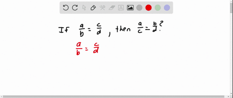 if-fracabfraccd-then-is-fracacfracbd-justify-your-answer