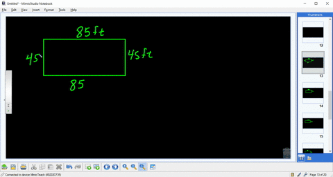 in-the-following-exercises-solve-using-rectangle-properties-the-length-of-a-rectangle-is-85-feet-and