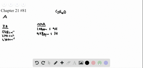 use-the-1h-nmr-and-ir-data-to-determine-the-structure-of-each-compound-compound-a-molecular-formula-